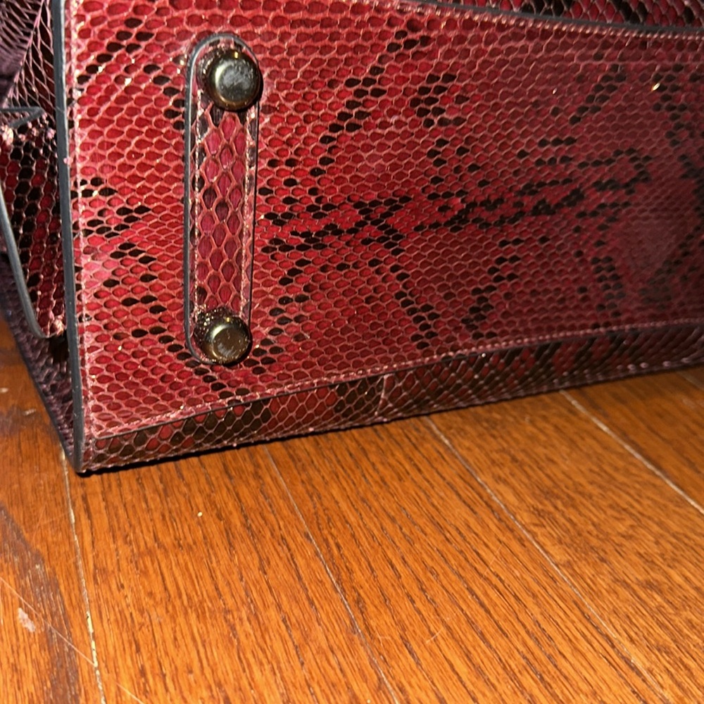 Rogue Bag In Snakeskin, Red, NWT - Picture 5 of 15